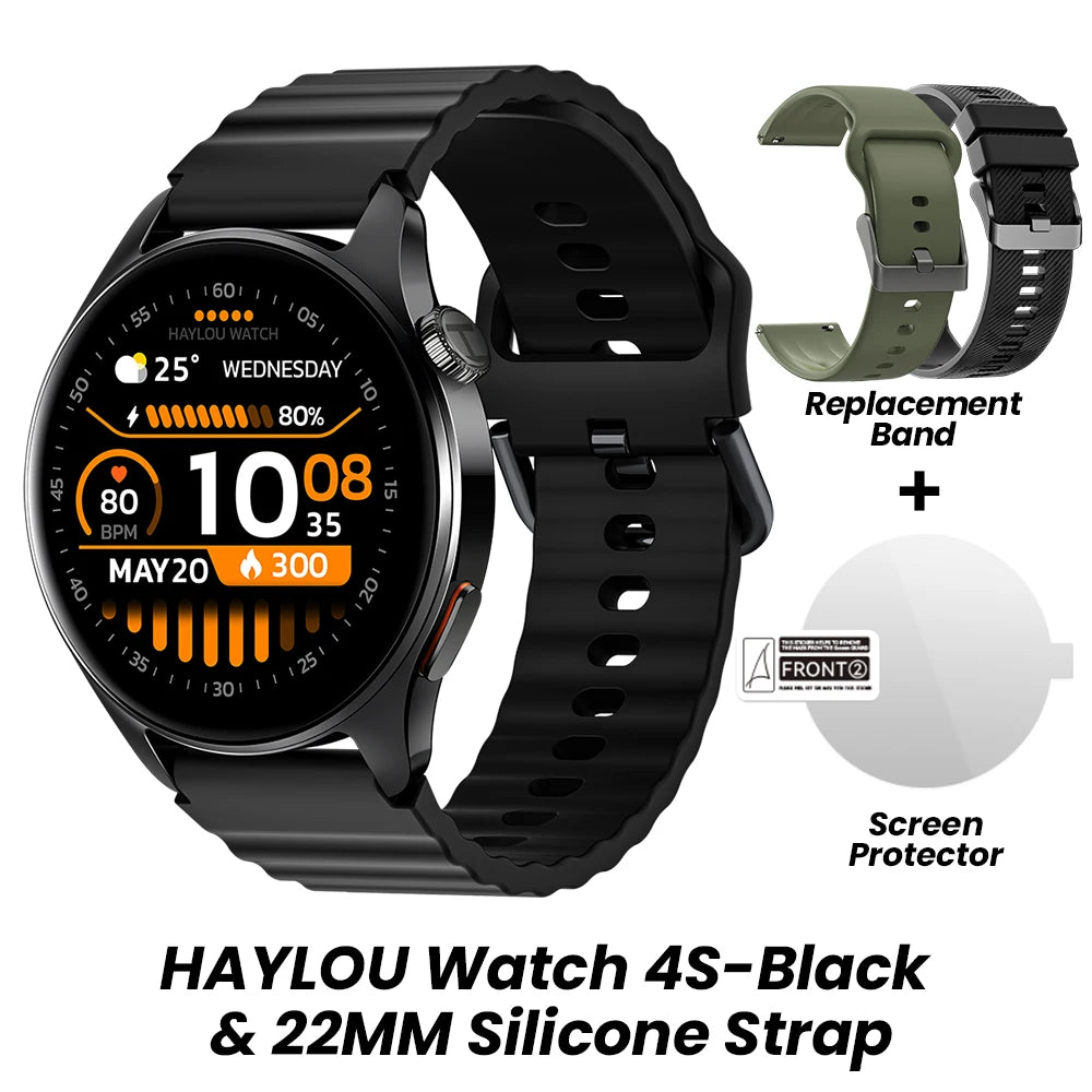 GPS Sports Smartwatch – HAYLOU Watch 4S 120+ Workout Modes
