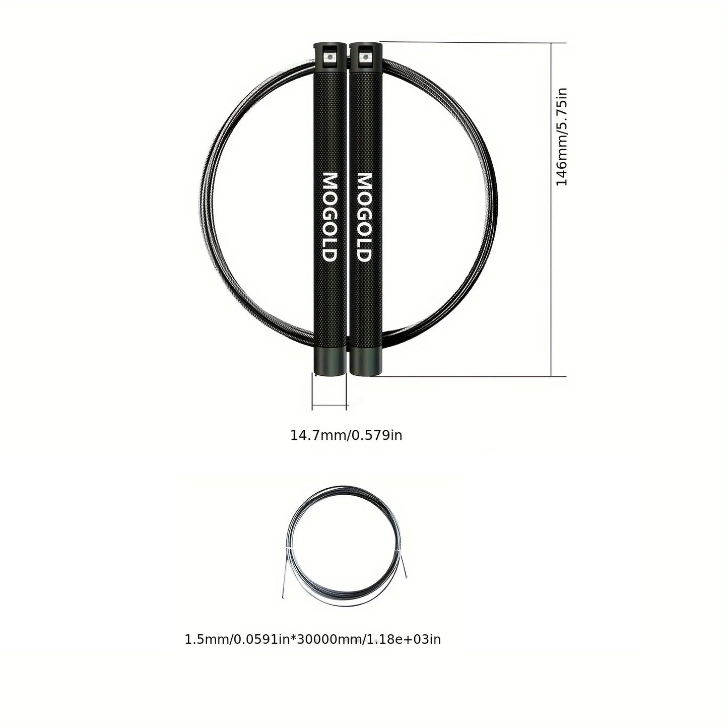 Speed Skipping Rope – Adult Fitness & Cardio Training Rope