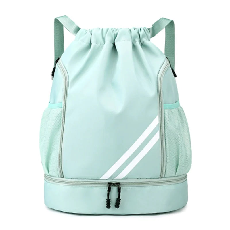 Drawstring Sports Backpack – Gym & Football Carry Bag