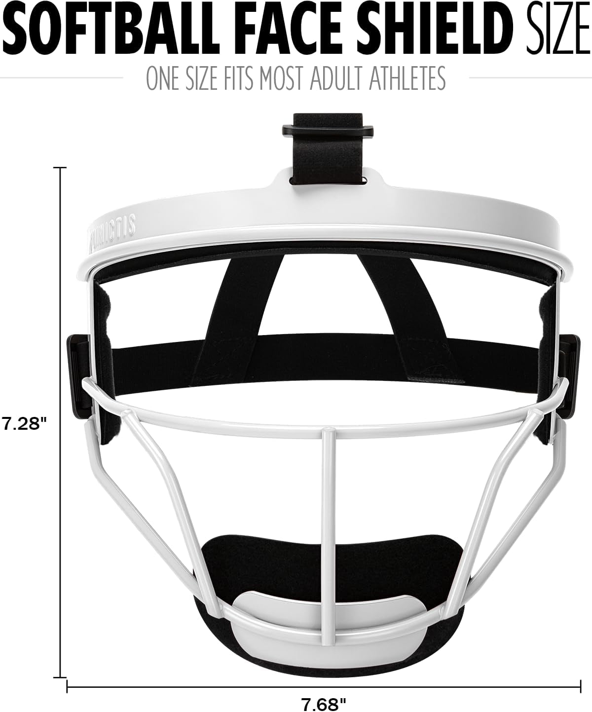 Softball Face Mask, Lightweight, Comfortable, with Wide Field Vision, Durable and Safe Face Guards, Premium Protective Softball Fielder'S Mask