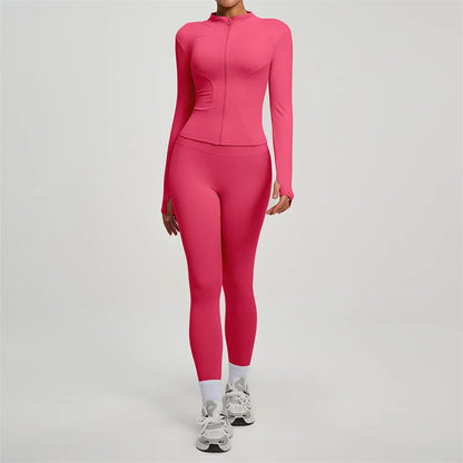 Women’s Long Sleeve Yoga Tracksuit Set
