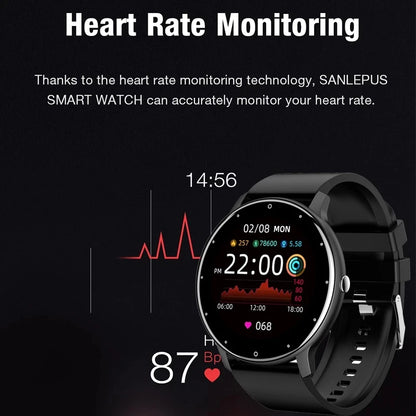LIGE 2026 Smart Watch – Waterproof Fitness & Heart Rate Tracker