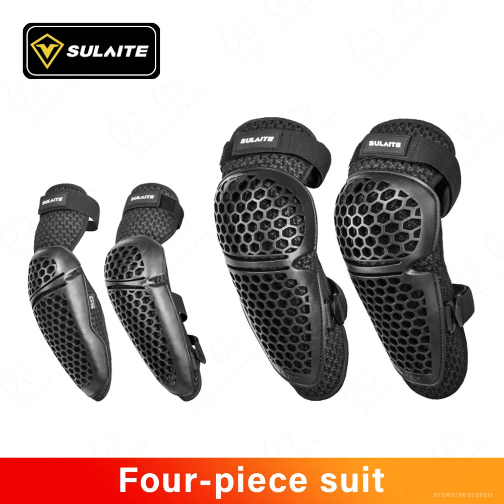 Motorcycle Knee & Elbow Guards – Motocross Protection Set