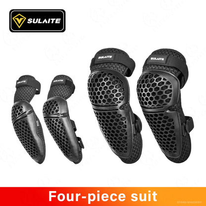 Motorcycle Knee & Elbow Guards – Motocross Protection Set