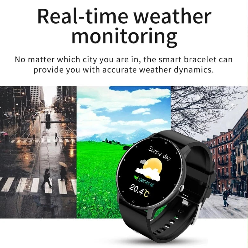 LIGE 2026 Smart Watch – Waterproof Fitness & Heart Rate Tracker