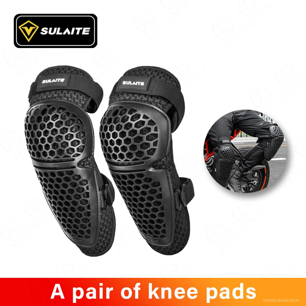 Motorcycle Knee & Elbow Guards – Motocross Protection Set