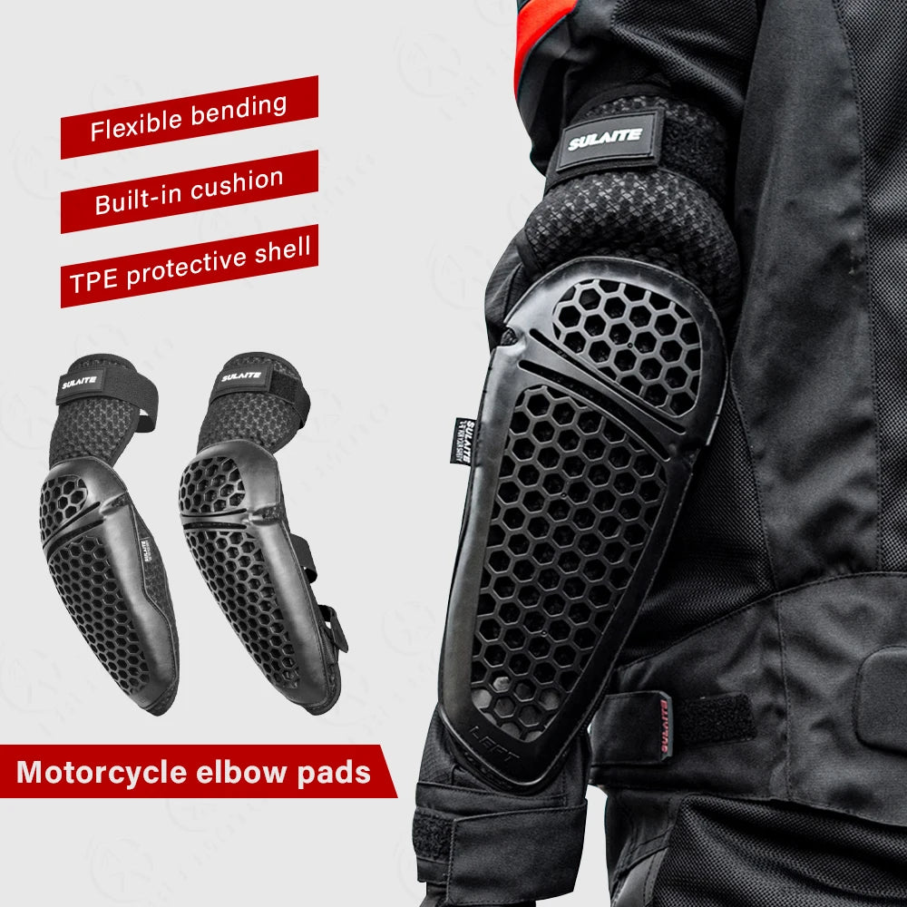 Motorcycle Knee & Elbow Guards – Motocross Protection Set
