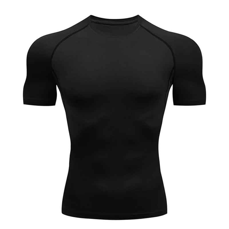 Men’s Workout T-Shirt – Compression Sportswear Training Top