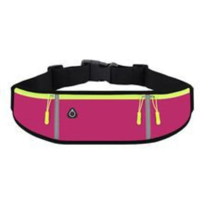 Lightweight Running Waist Pack – Triple Pocket Waterproof Bag