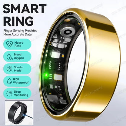 5ATM Smart Ring – Health Monitoring for Men & Women