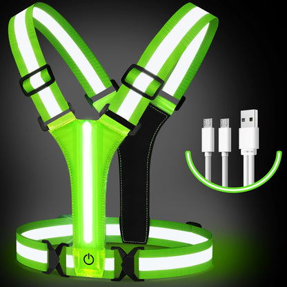 High-Visibility Reflective Vest – Night Walking & Cycling Safety