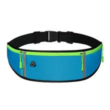 Lightweight Running Waist Pack – Triple Pocket Waterproof Bag