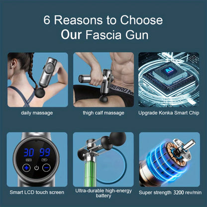 Electric Massage Gun – Full Body Neck & Back Relaxation Device