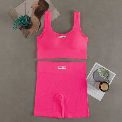 Women’s Yoga Bra & High Waist Leggings Set