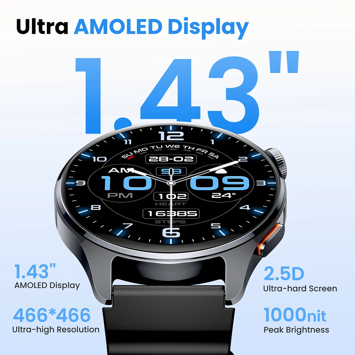 GPS Sports Smartwatch – HAYLOU Watch 4S 120+ Workout Modes
