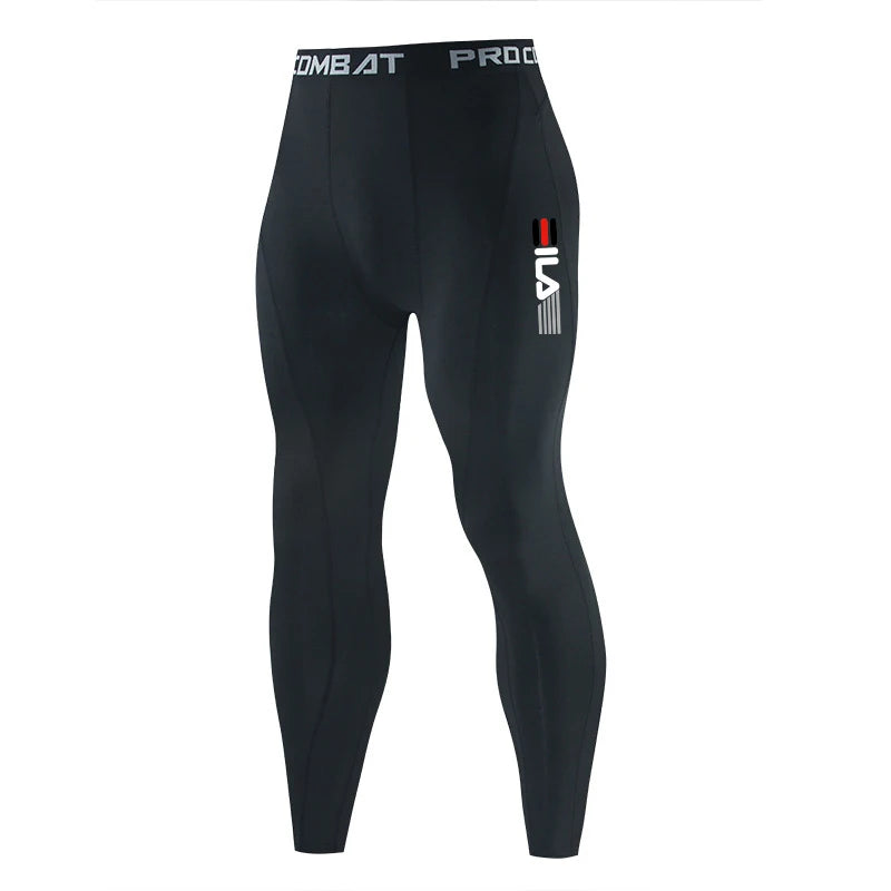 Men’s Compression Gym Pants – Bodybuilding Running Tights