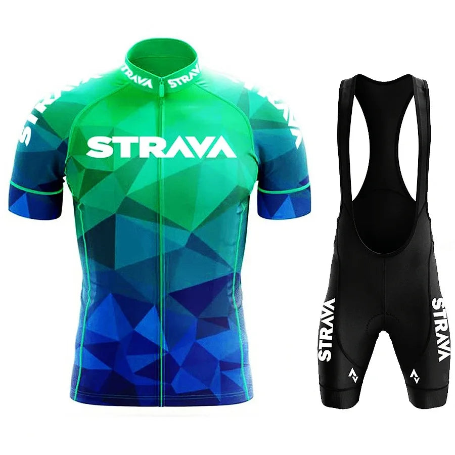 Men’s Road Bike Sportswear Set – Cycling Jersey & Shorts