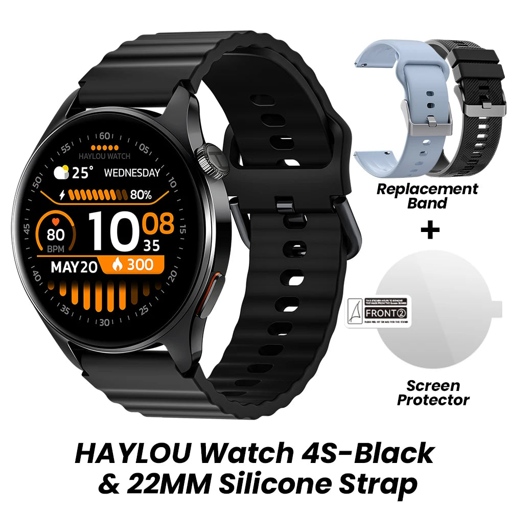 GPS Sports Smartwatch – HAYLOU Watch 4S 120+ Workout Modes