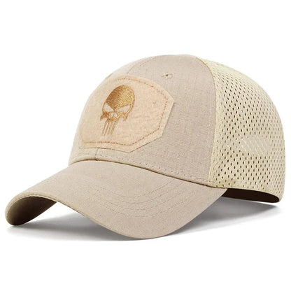 Street Style Skull Cap – Adjustable Sunscreen Hat