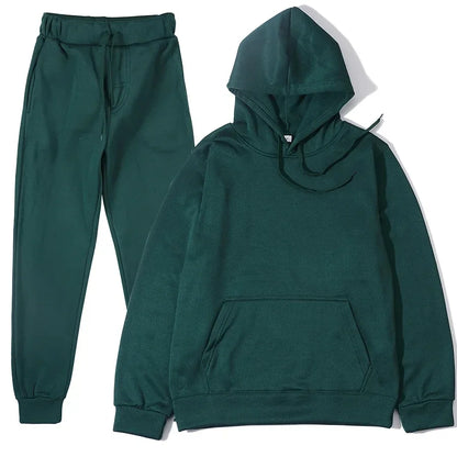 Unisex Hoodie & Sweatpants Sports Set