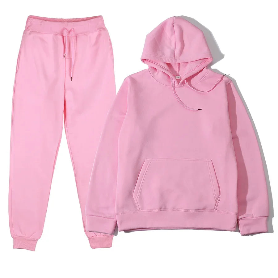 Unisex Hoodie & Sweatpants Sports Set