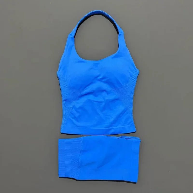 Seamless Running & Yoga Set – Women’s 2PC Fitness Outfit