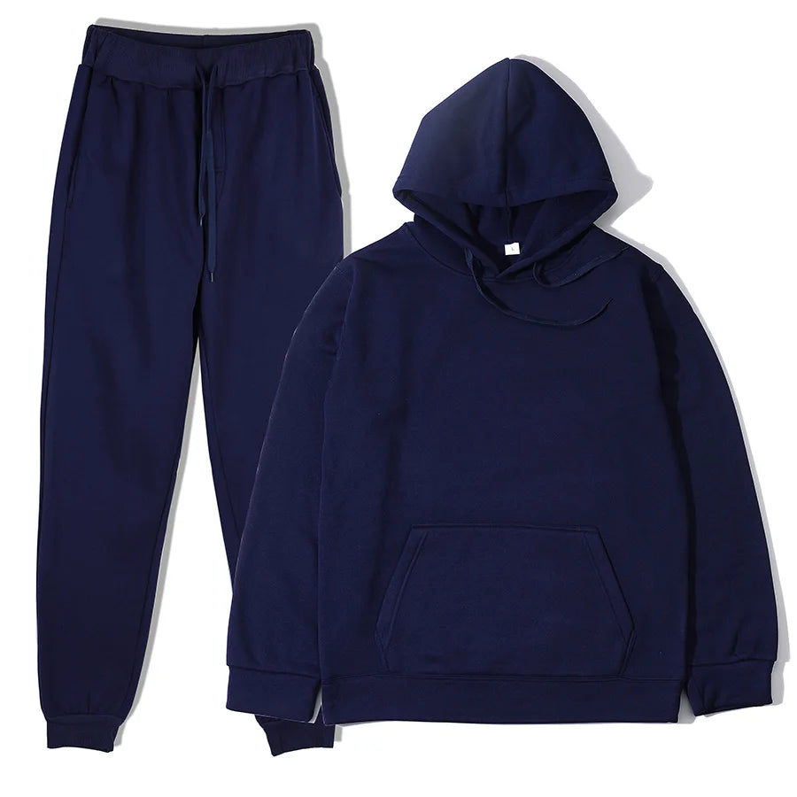 Unisex Hoodie & Sweatpants Sports Set