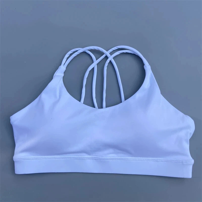 Women’s Padded Sports Bra – High Support Yoga & Gym Top