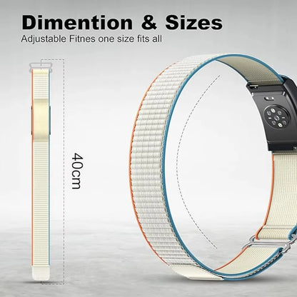 Amazfit Helio Nylon Sport Band – Adjustable Breathable Arm Strap