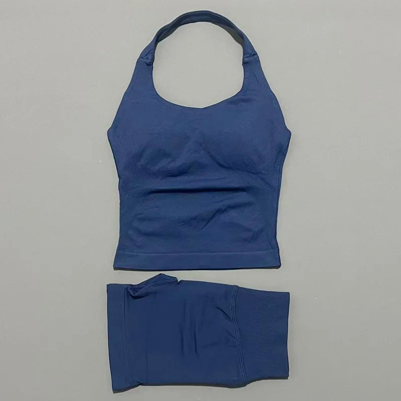 Seamless Running & Yoga Set – Women’s 2PC Fitness Outfit