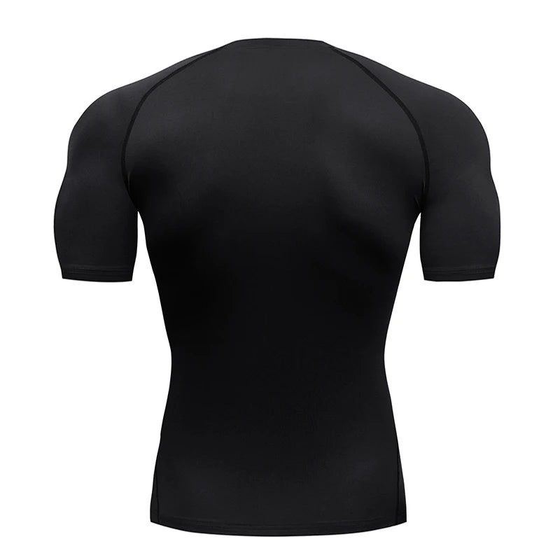 Men’s Quick-Dry Compression Shirt – Gym & Running Fitness Tee