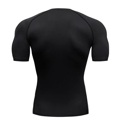 Men’s Quick-Dry Compression Shirt – Gym & Running Fitness Tee
