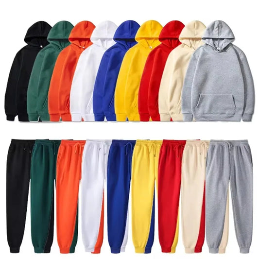 Unisex Hoodie & Sweatpants Sports Set