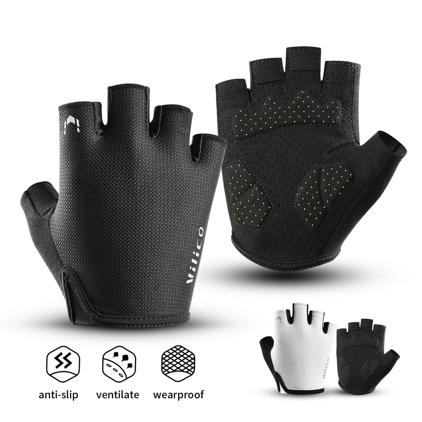 Anti-Slip Fitness Gloves for Gym & Training - UNISEX