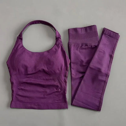 Breathable Yoga Tracksuit Set for Women (2PC)
