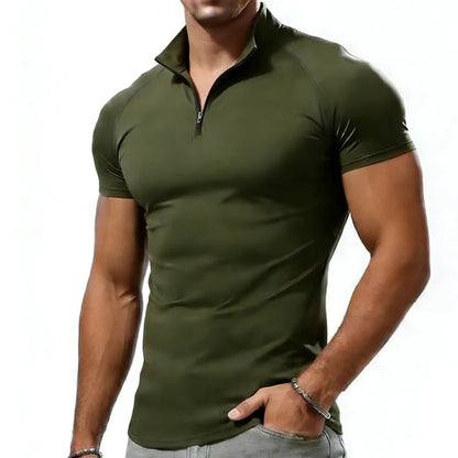 Slim Fit Compression T-Shirt – Men’s Workout Gym Top