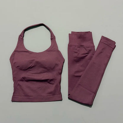 Breathable Yoga Tracksuit Set for Women (2PC)