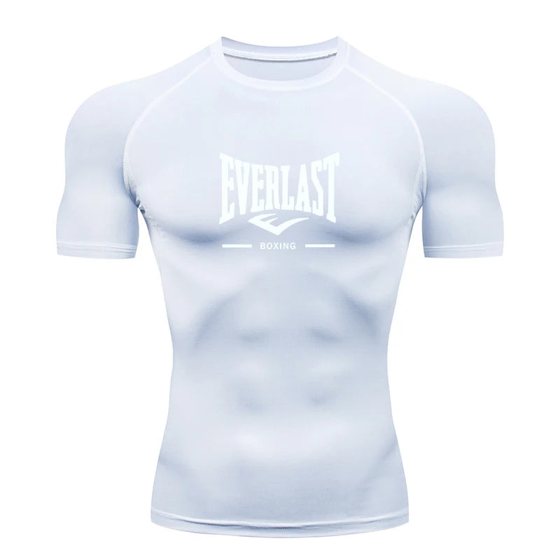 Men’s Workout T-Shirt – Compression Sportswear Training Top