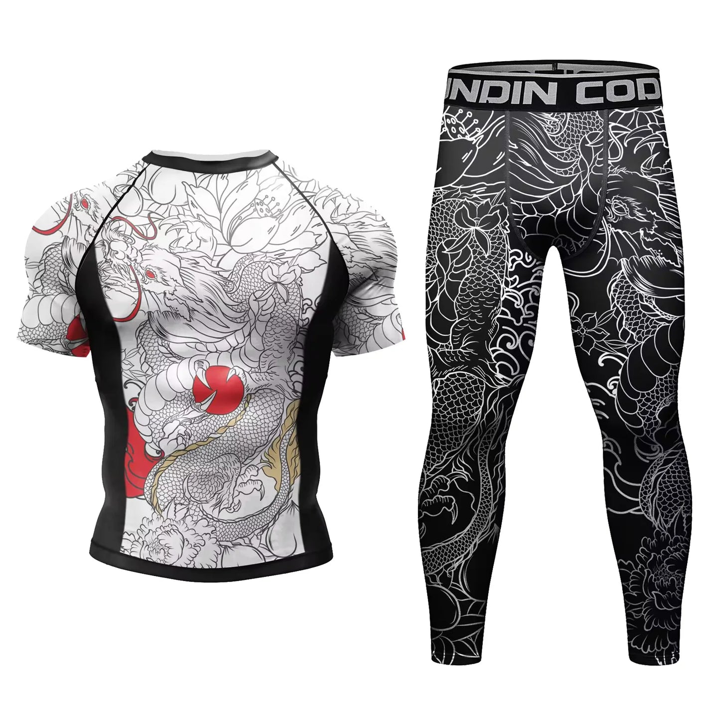 Men’s MMA Sportsuit – Rashguard & Compression Pants