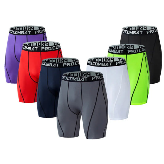 Men’s Bodybuilding Gym Shorts – Compression Workout Shorts