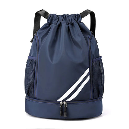Drawstring Sports Backpack – Gym & Football Carry Bag