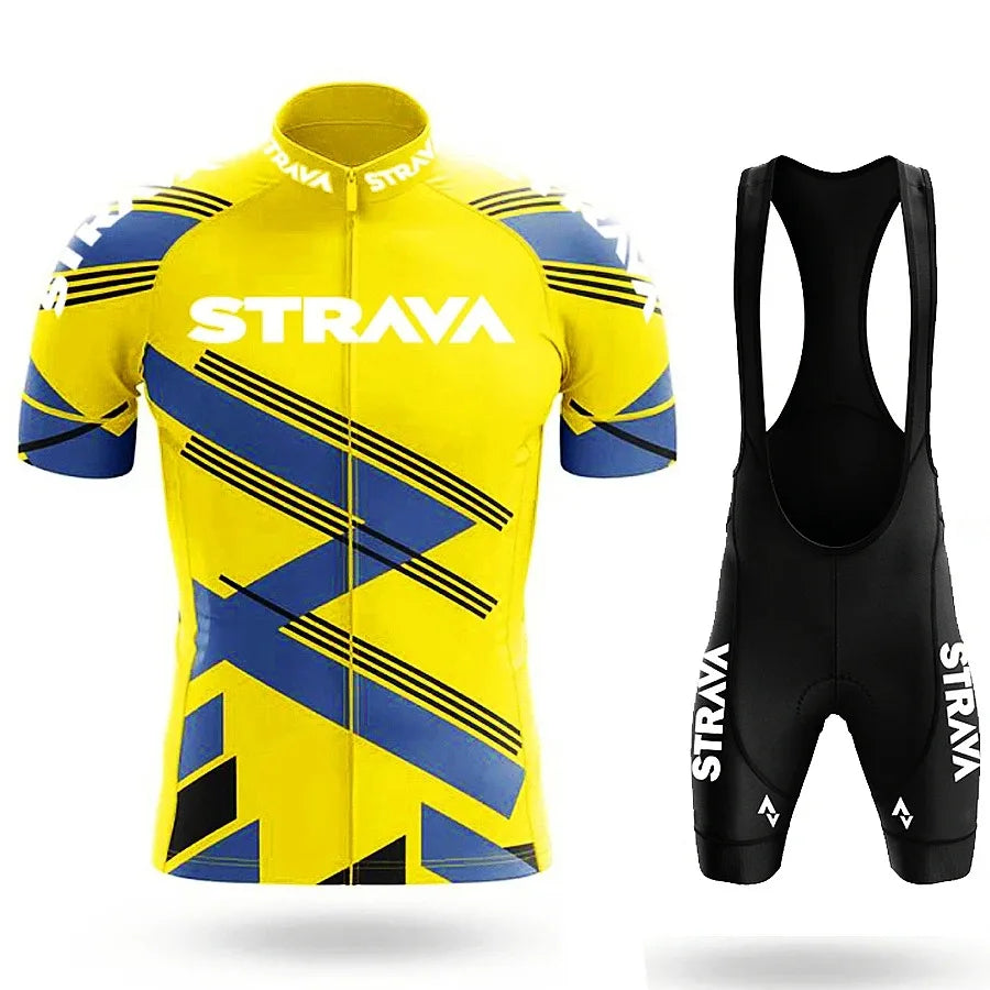 Men’s Road Bike Sportswear Set – Cycling Jersey & Shorts