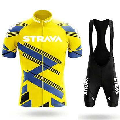 Men’s Road Bike Sportswear Set – Cycling Jersey & Shorts