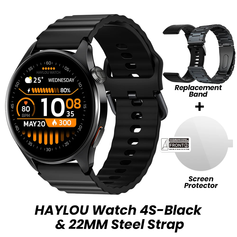 GPS Sports Smartwatch – HAYLOU Watch 4S 120+ Workout Modes
