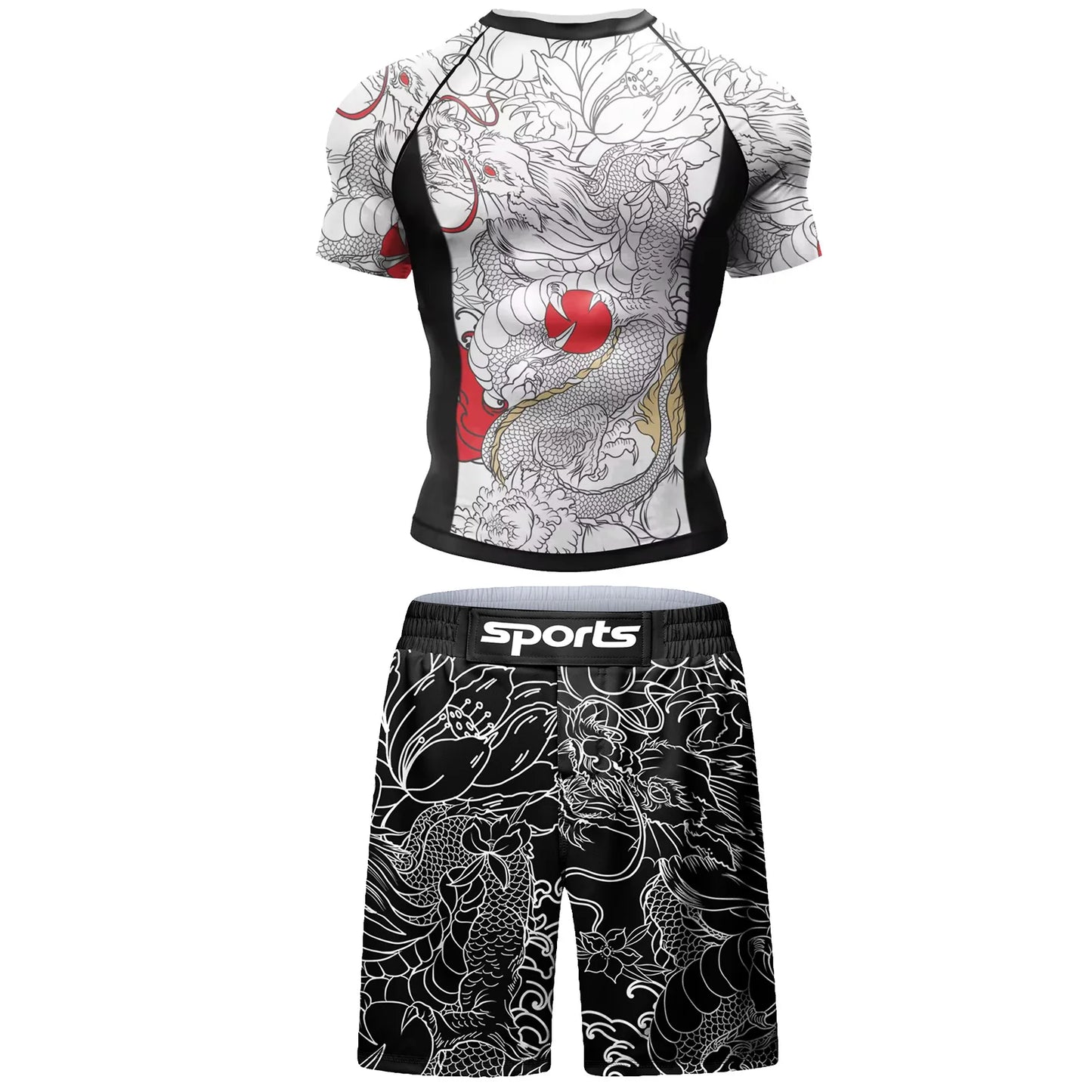 Men’s MMA Sportsuit – Rashguard & Compression Pants
