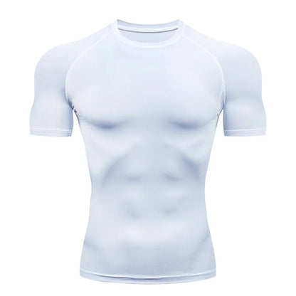 Athletic Running Compression Top – Men’s Sport Workout Shirt