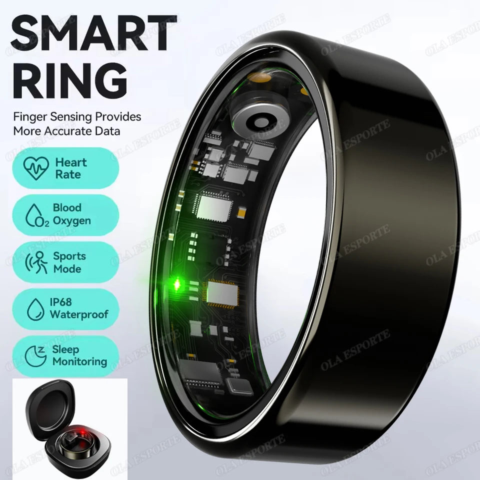 5ATM Smart Ring – Health Monitoring for Men & Women