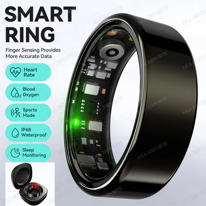 5ATM Smart Ring – Health Monitoring for Men & Women