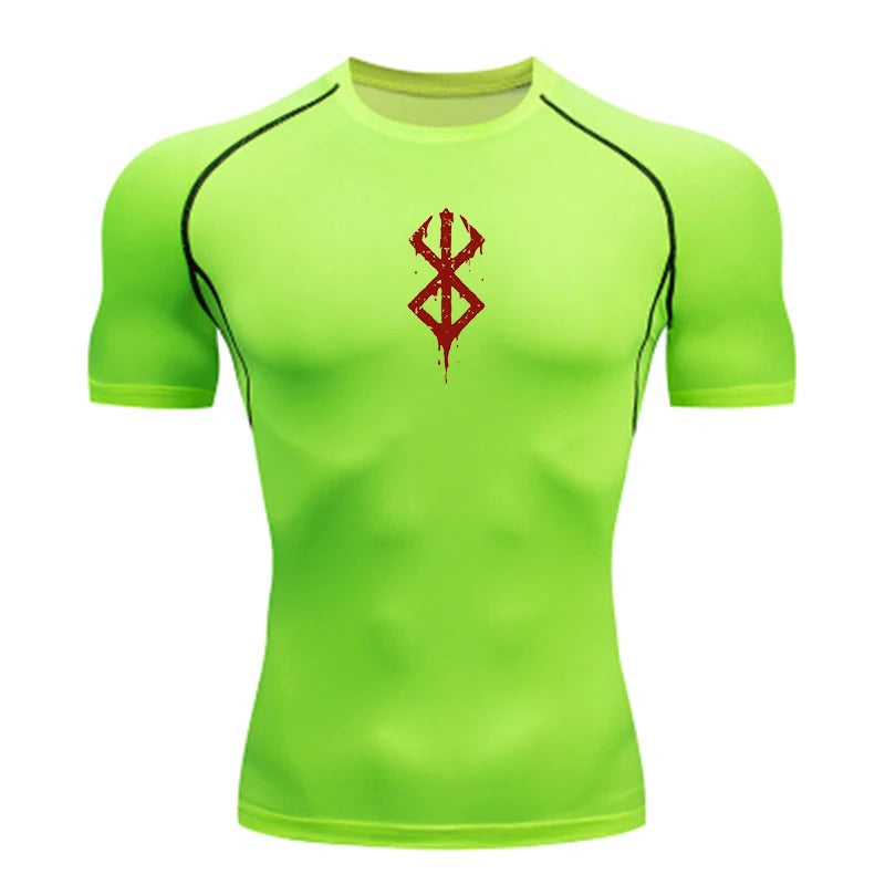 Men’s Quick-Dry Compression Shirt – Gym & Running Fitness Tee