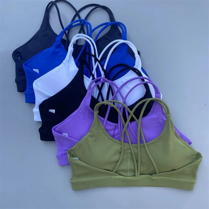 Women’s Padded Sports Bra – High Support Yoga & Gym Top